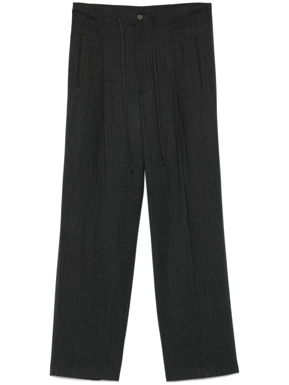 Frenken Waist mélange trousers - Grey von Frenken