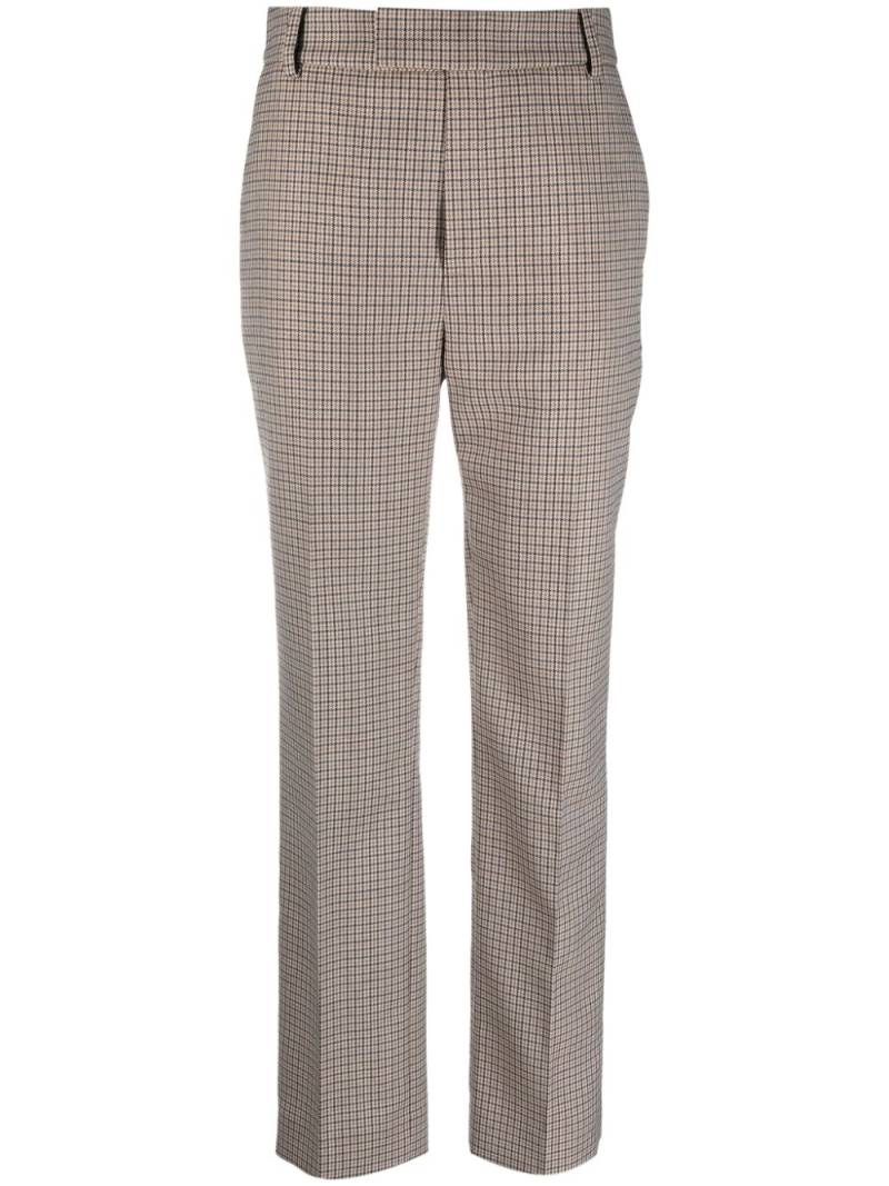 Frenken tailored check-print trousers - Neutrals von Frenken