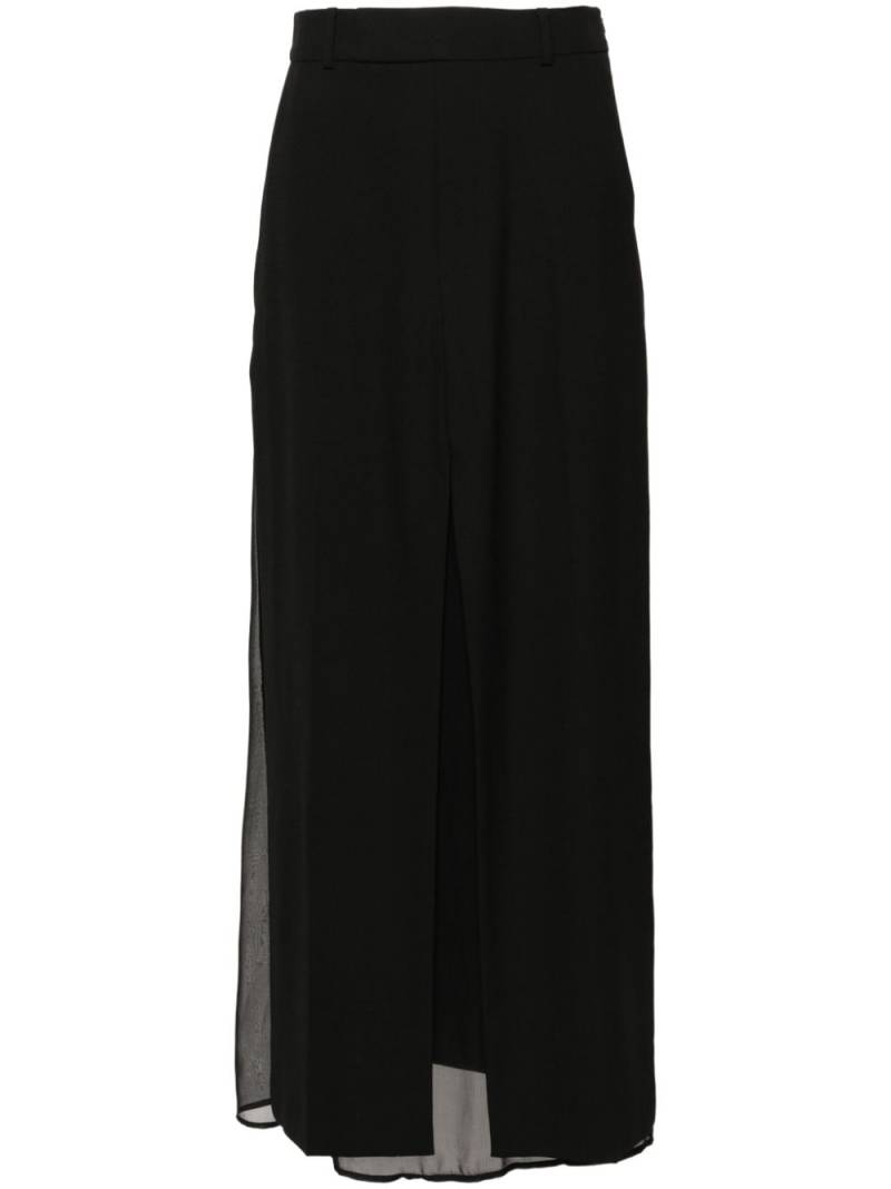 Frenken trousers-inspired maxi skirt - Black von Frenken