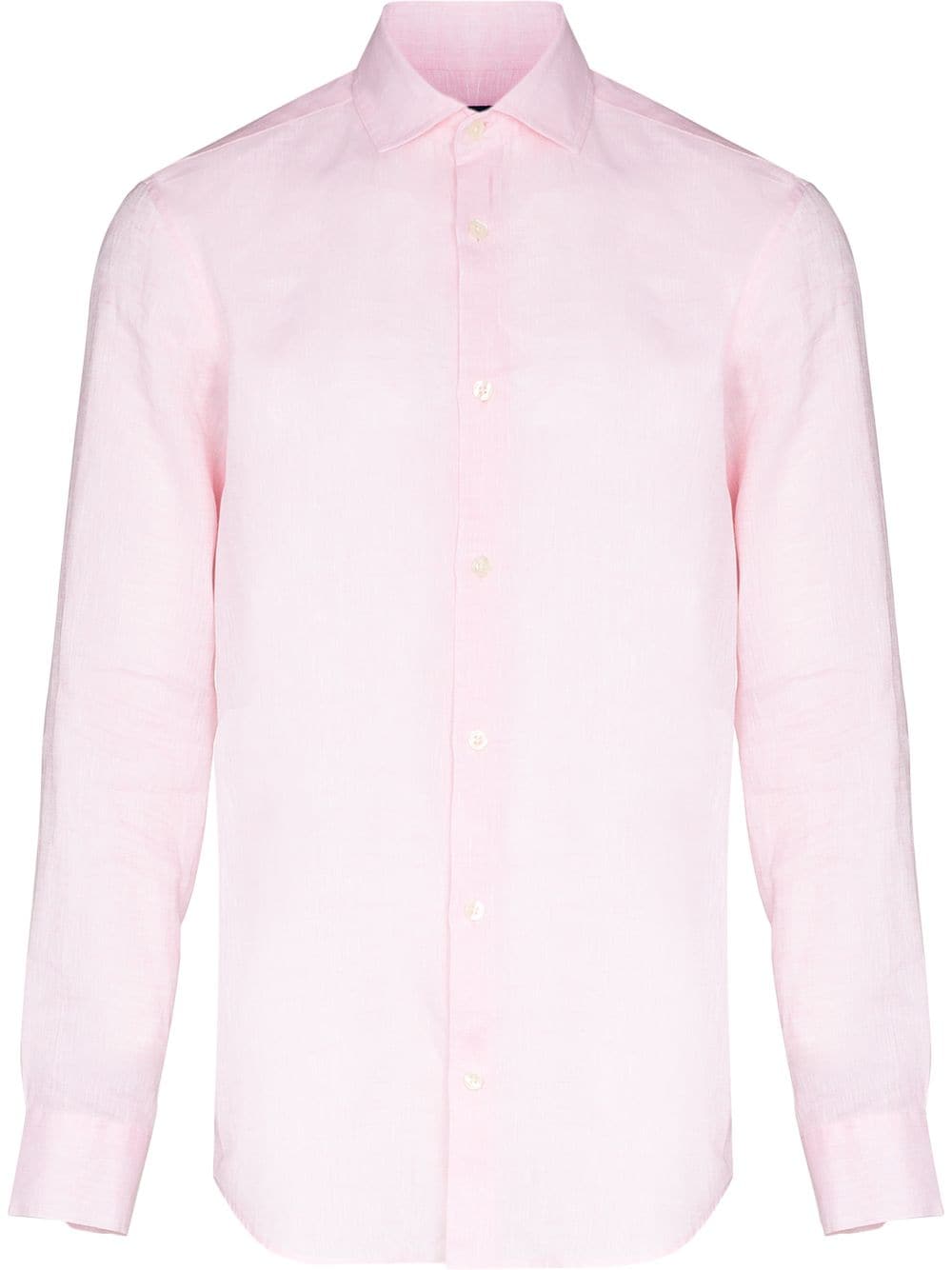 Frescobol Carioca Antonio linen shirt - Pink von Frescobol Carioca