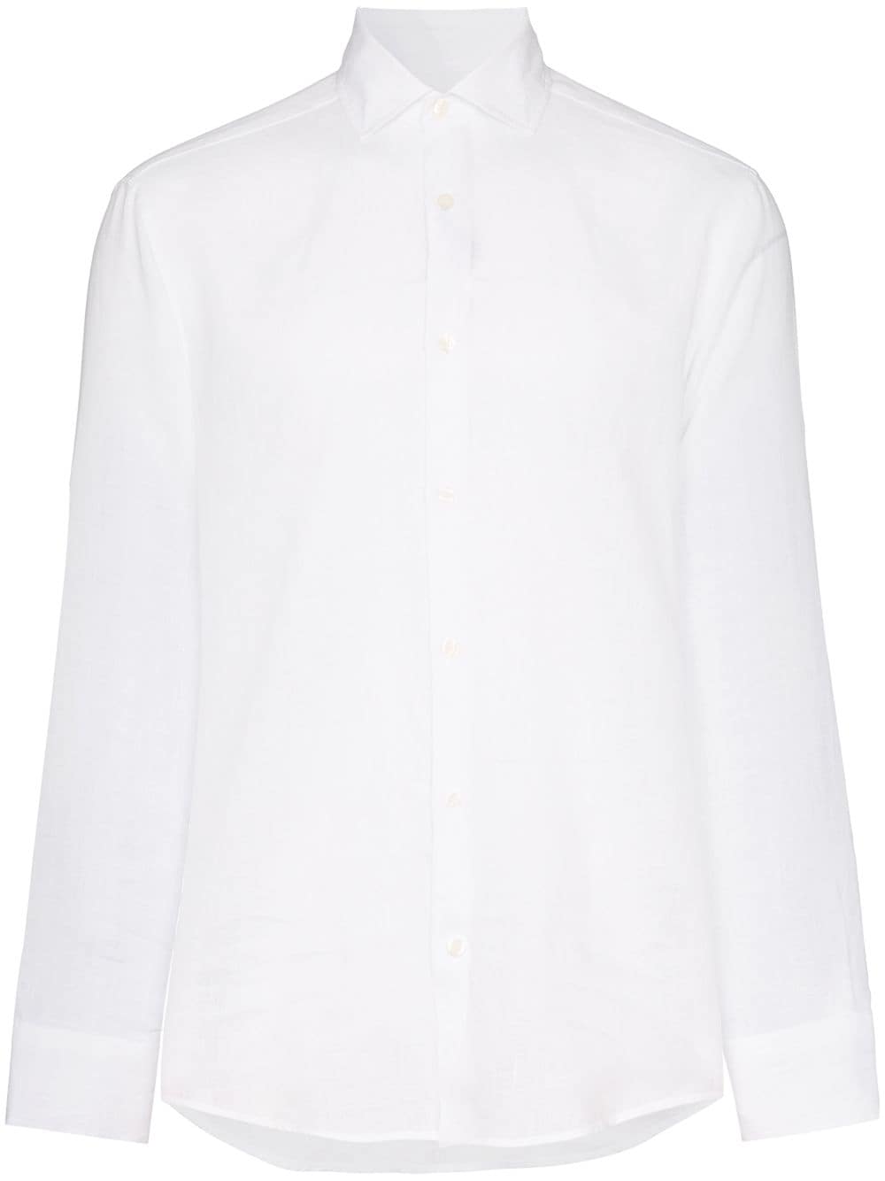 Frescobol Carioca Antonio linen shirt - White von Frescobol Carioca