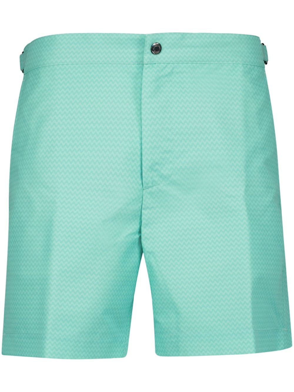 Frescobol Carioca Copacabana tailored swim shorts - Green von Frescobol Carioca