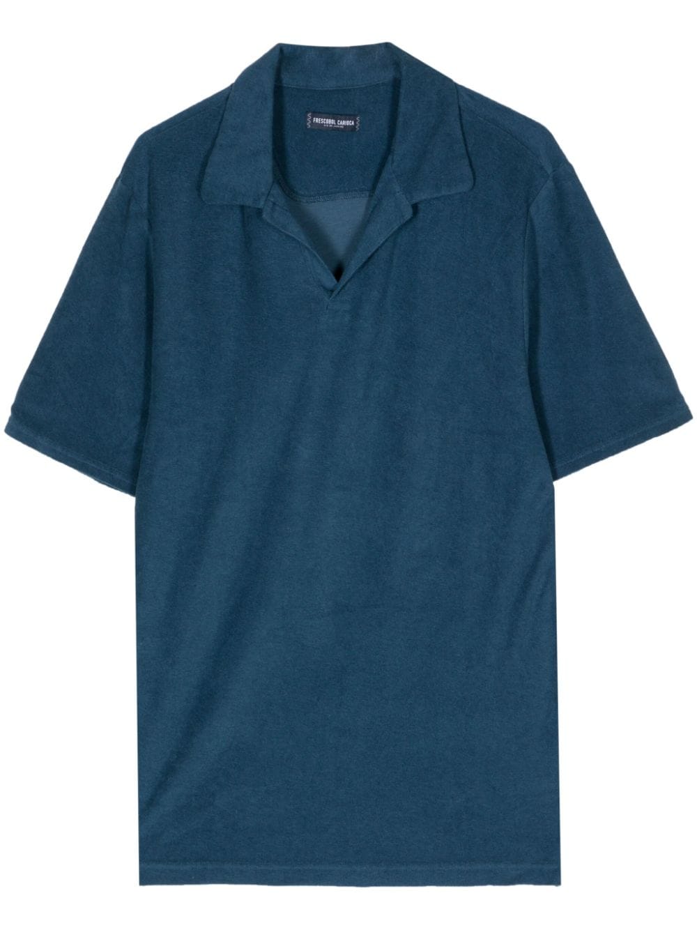 Frescobol Carioca Faustino towelling-finish polo shirt - Blue von Frescobol Carioca