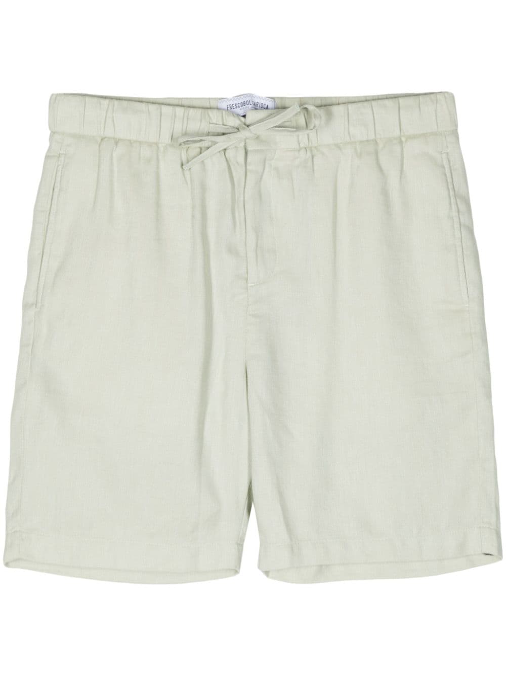 Frescobol Carioca Felipe cotton-linen shorts - Green von Frescobol Carioca