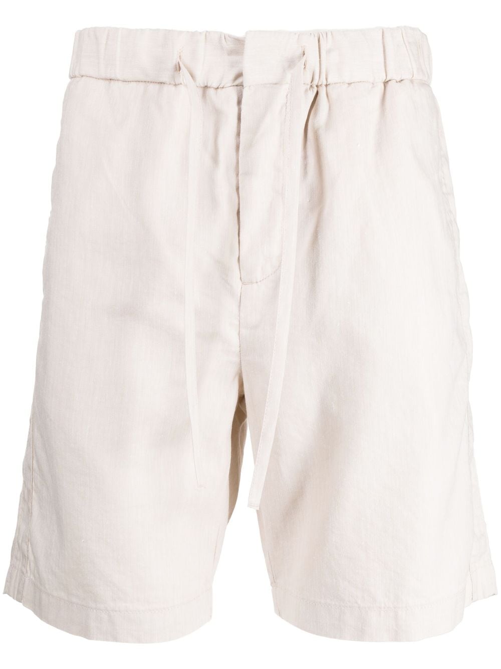 Frescobol Carioca Felipe linen-cotton drawstring shorts - Neutrals von Frescobol Carioca