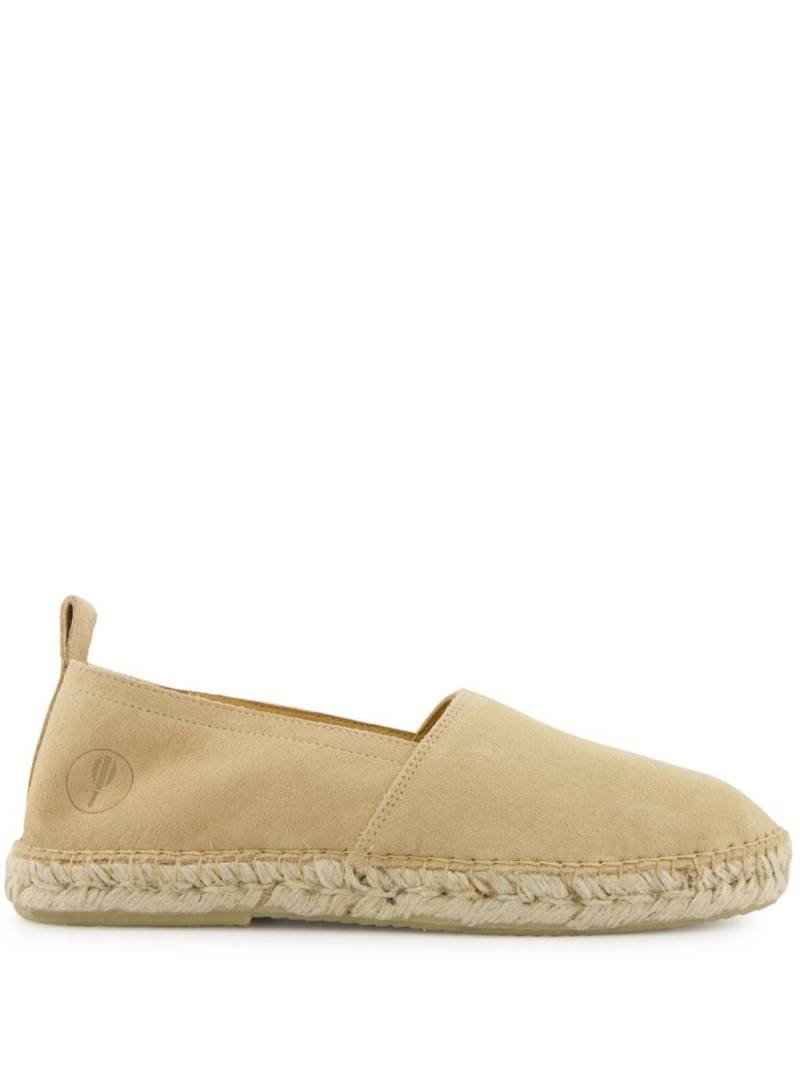 Frescobol Carioca Helio calf suede espadrilles - Neutrals von Frescobol Carioca