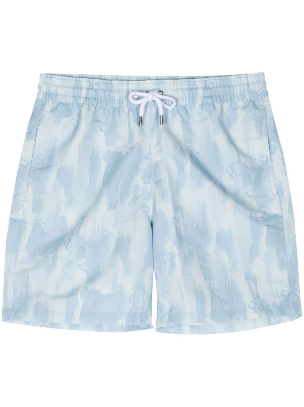 Frescobol Carioca Seascape abstract-print swim shorts - Blue von Frescobol Carioca