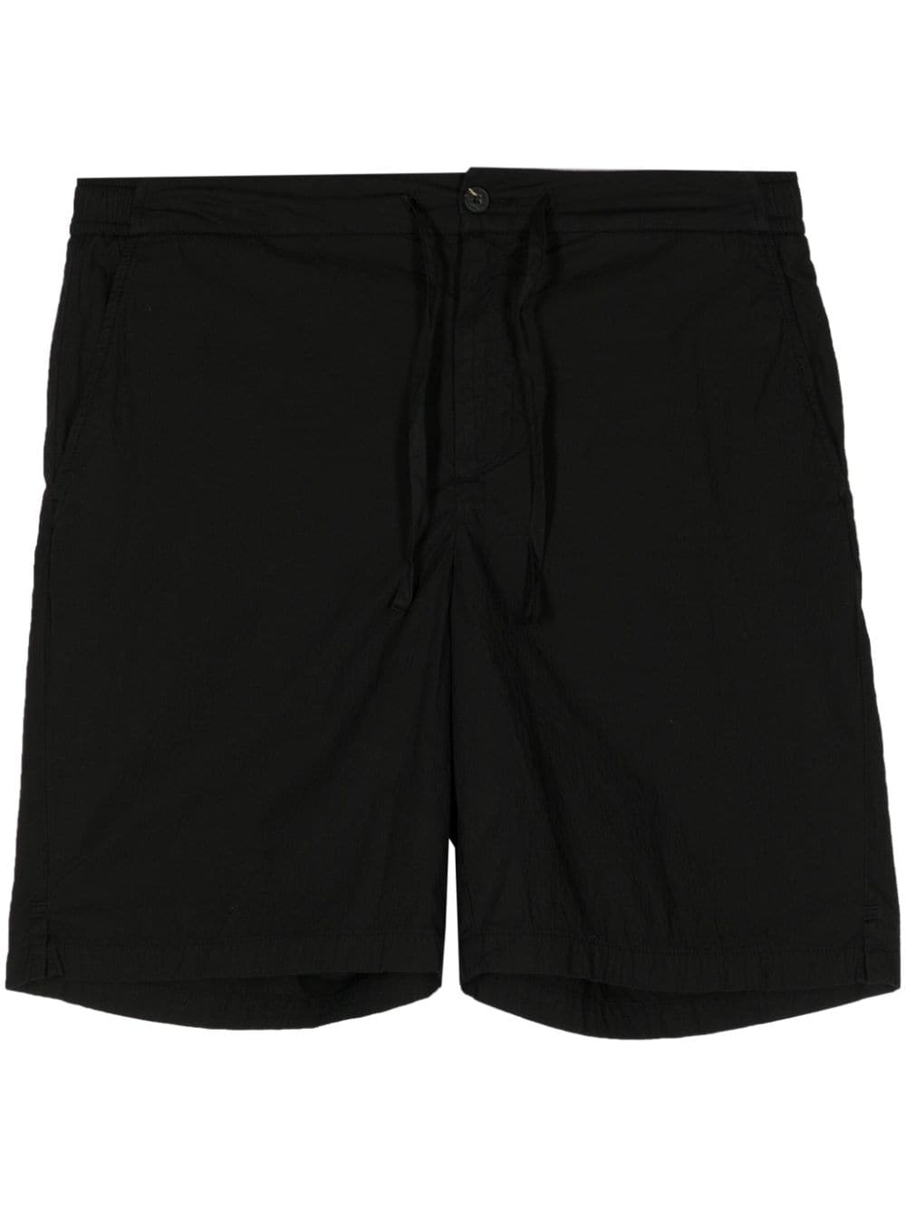 Frescobol Carioca Sergio seersucker deck shorts - Black von Frescobol Carioca