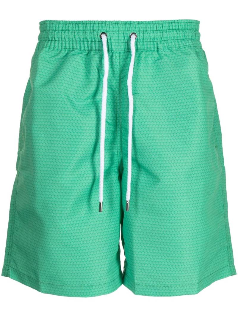 Frescobol Carioca drawstring-waist swim shorts - Green von Frescobol Carioca