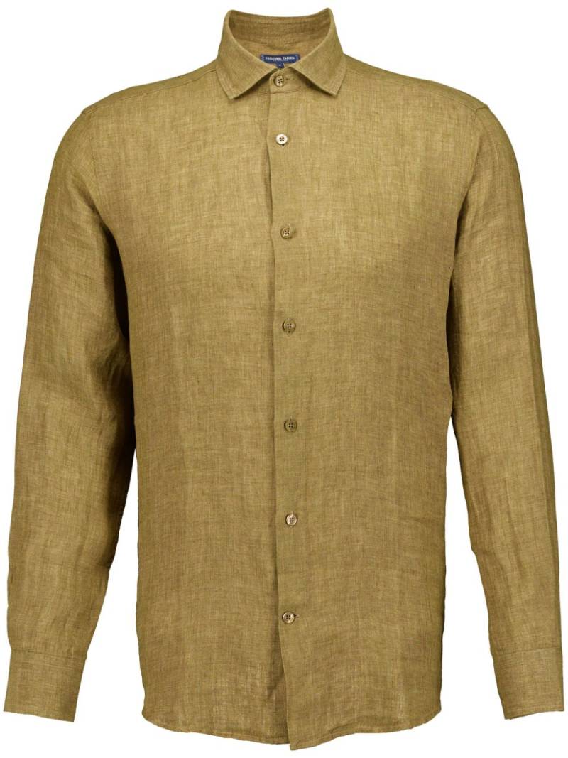 Frescobol Carioca linen shirt - Green von Frescobol Carioca