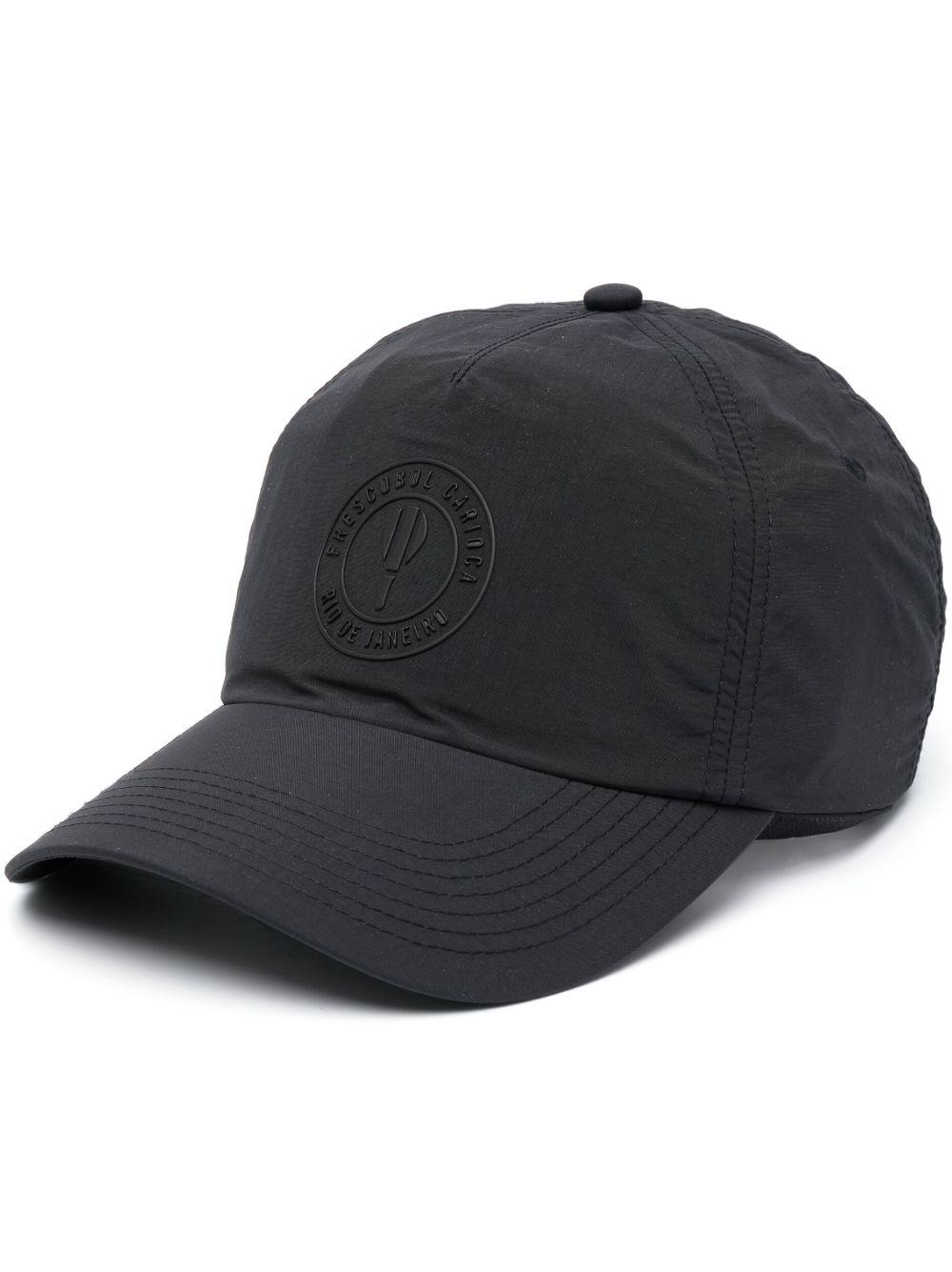 Frescobol Carioca logo-appliqué baseball cap - Black von Frescobol Carioca