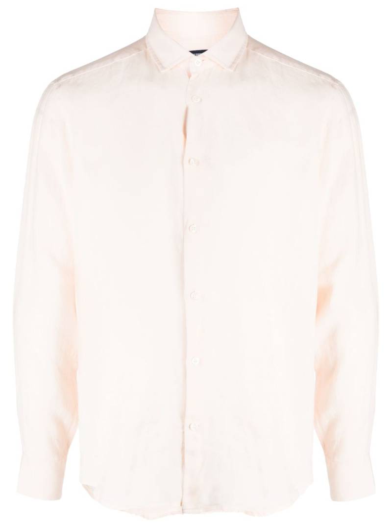 Frescobol Carioca long-sleeved linen shirt - Pink von Frescobol Carioca