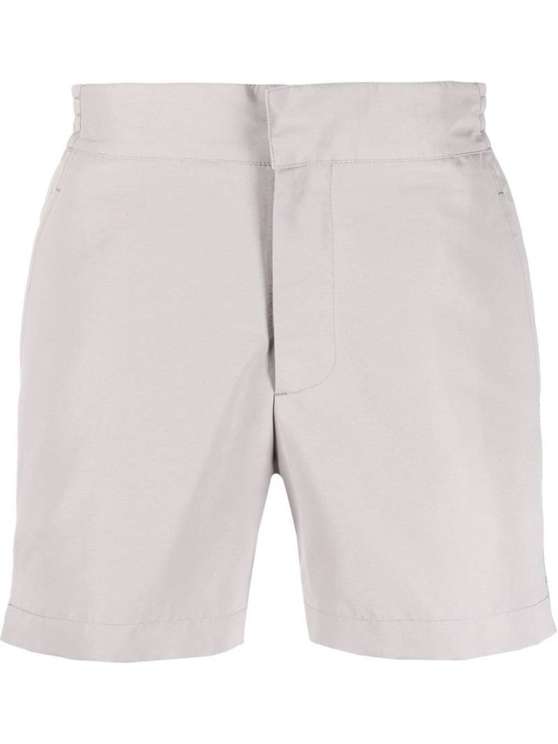 Frescobol Carioca straight-leg swim shorts - Grey von Frescobol Carioca