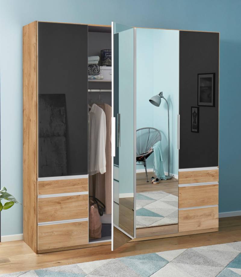 Wimex Kleiderschrank »Level by fresh to go«, mit Glas-und Spiegeltüren von Wimex