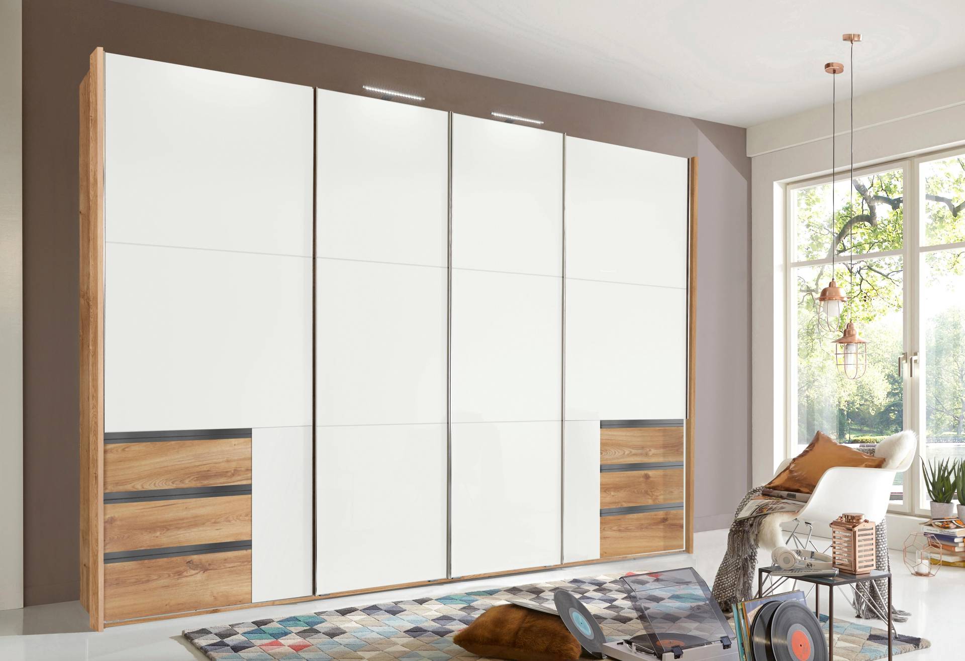 Wimex Schwebetürenschrank »Level by fresh to go«, mit Glastüren und Synchronöffnung Wimex Schwebetürenschrank »Level by fresh to go«, mit Glastüren und Synchronöffnung von Wimex