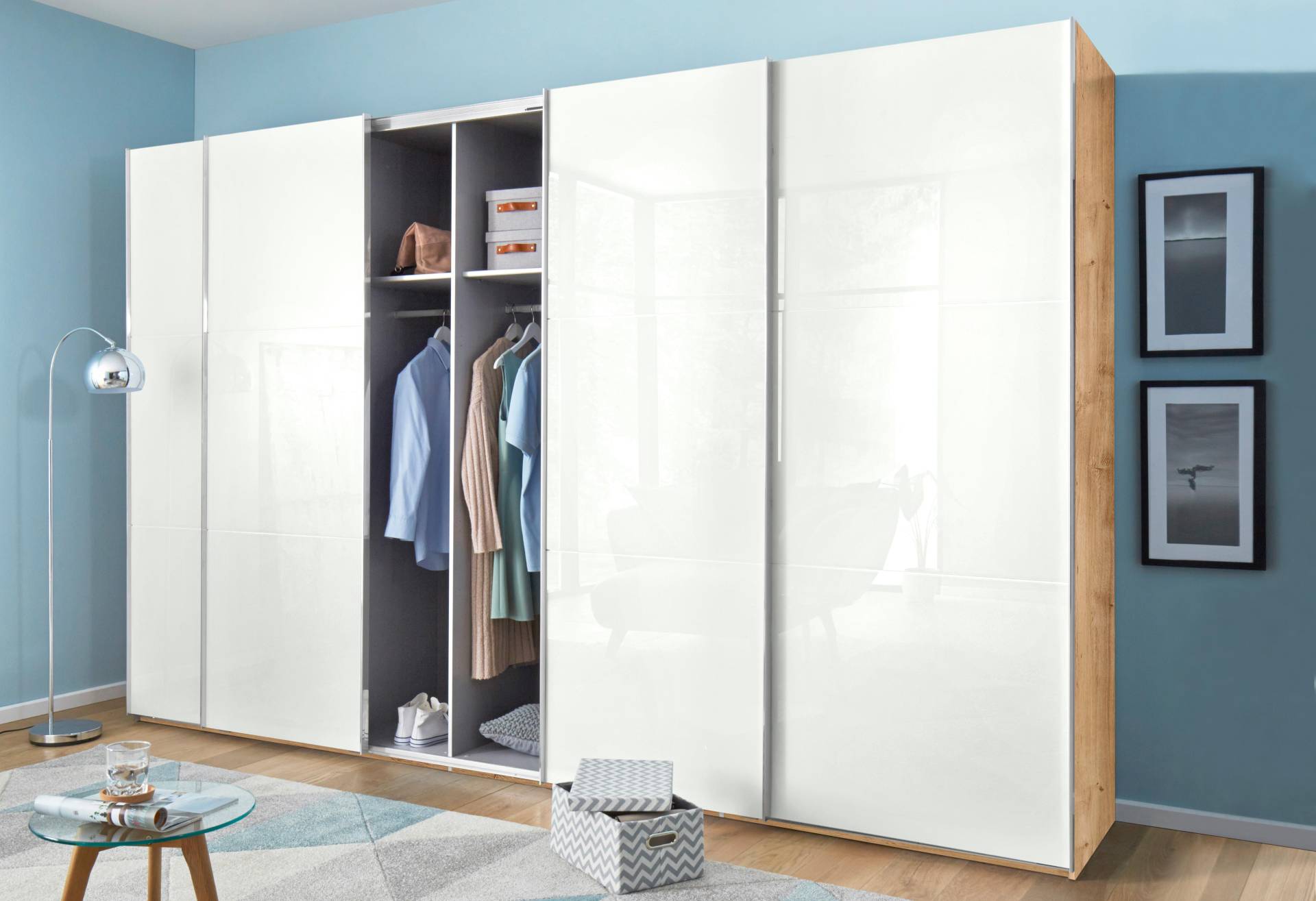 Wimex Schwebetürenschrank »Level by fresh to go«, mit Glastüren und Synchronöffnung Wimex Schwebetürenschrank »Level by fresh to go«, mit Glastüren und Synchronöffnung von Wimex