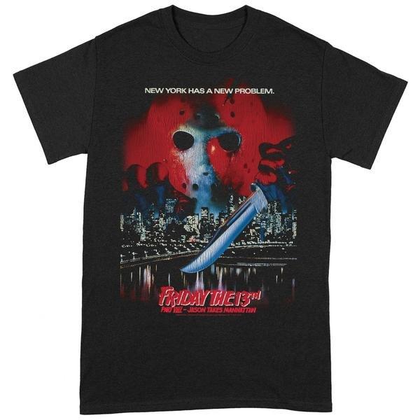 Jason Takes Manhattan Tshirt Damen Schwarz L von Friday The 13th