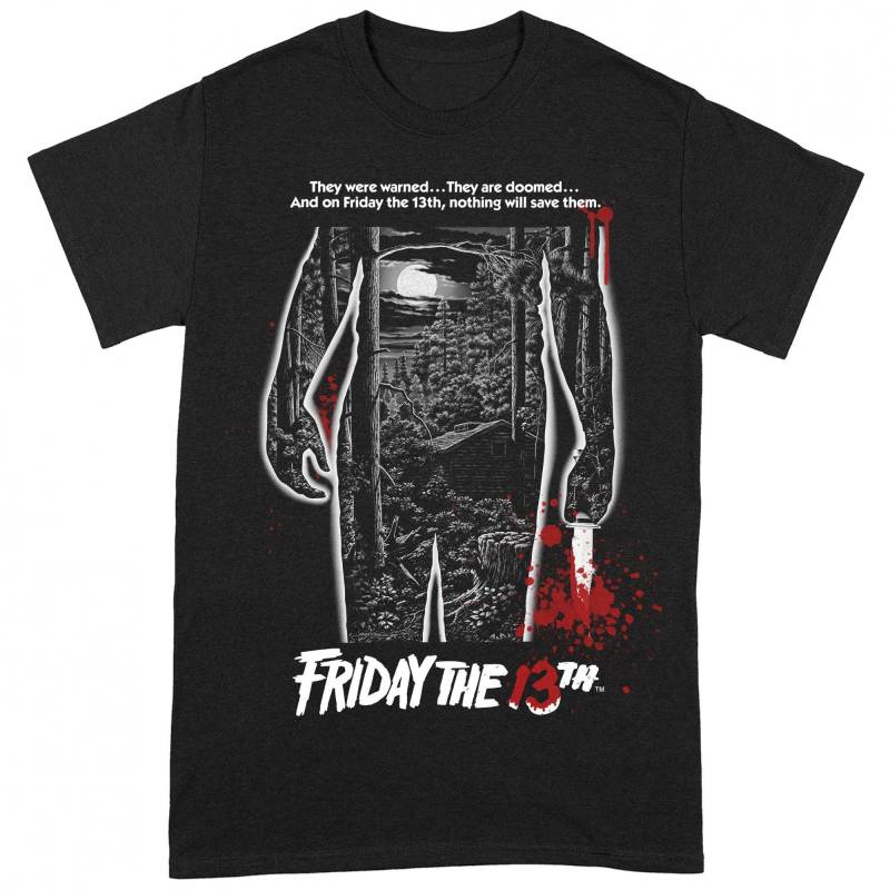 Friday The 13th - T-Shirt, für Damen, Schwarz, Größe M von Friday The 13th