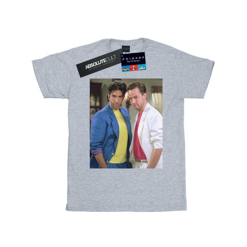 80's Ross And Chandler Tshirt Jungen Grau 128 von Friends