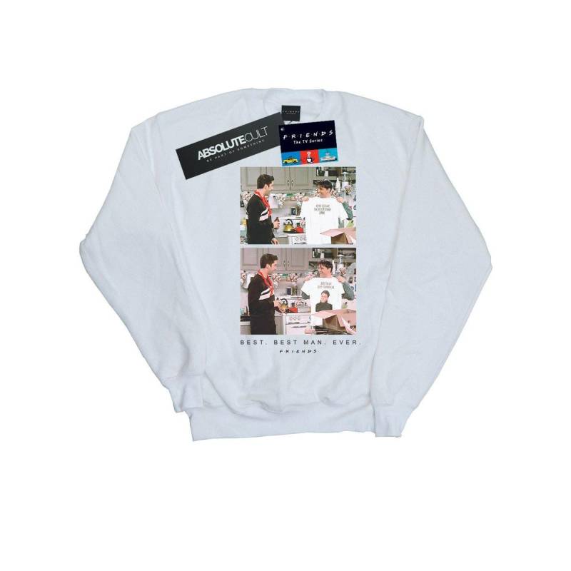 Best Best Man Ever Sweatshirt Jungen Weiss 152-158 von Friends