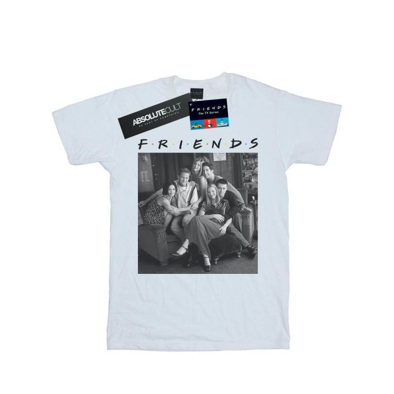 Black And White Photo Tshirt Herren Weiss 4XL von Friends