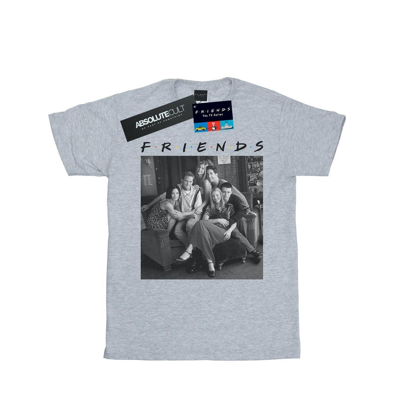 Black And White Photo Tshirt Jungen Grau 152-158 von Friends