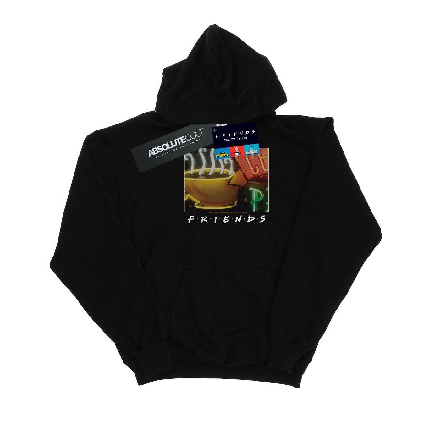 Central Perk Homage Kapuzenpullover Jungen Schwarz 116 von Friends