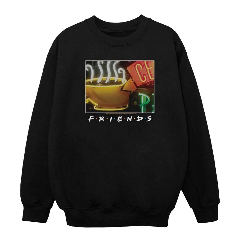 Central Perk Homage Sweatshirt Mädchen Schwarz 116 von Friends