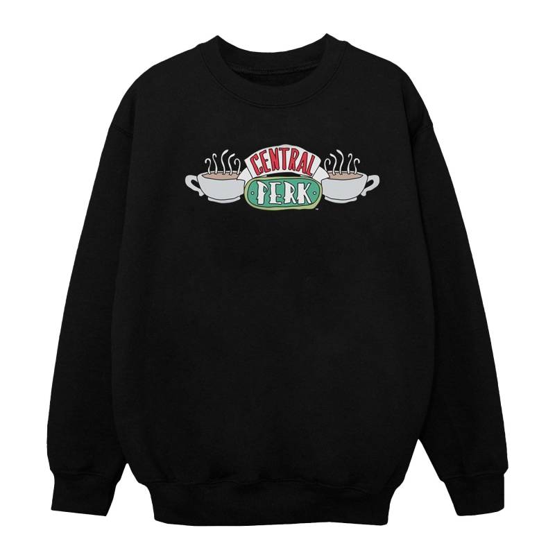 Central Perk Sketch Sweatshirt Mädchen Schwarz 140/146 von Friends