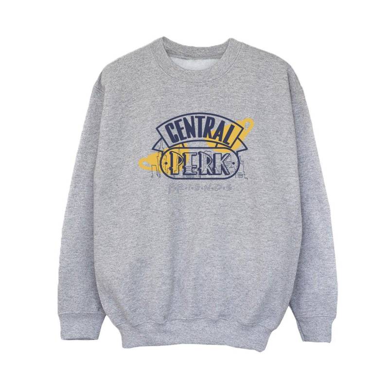 Central Perk Sweatshirt Jungen Grau 104 von Friends