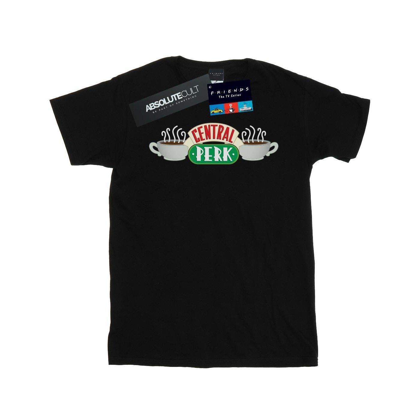 Central Perk Tshirt Mädchen Schwarz 116 von Friends