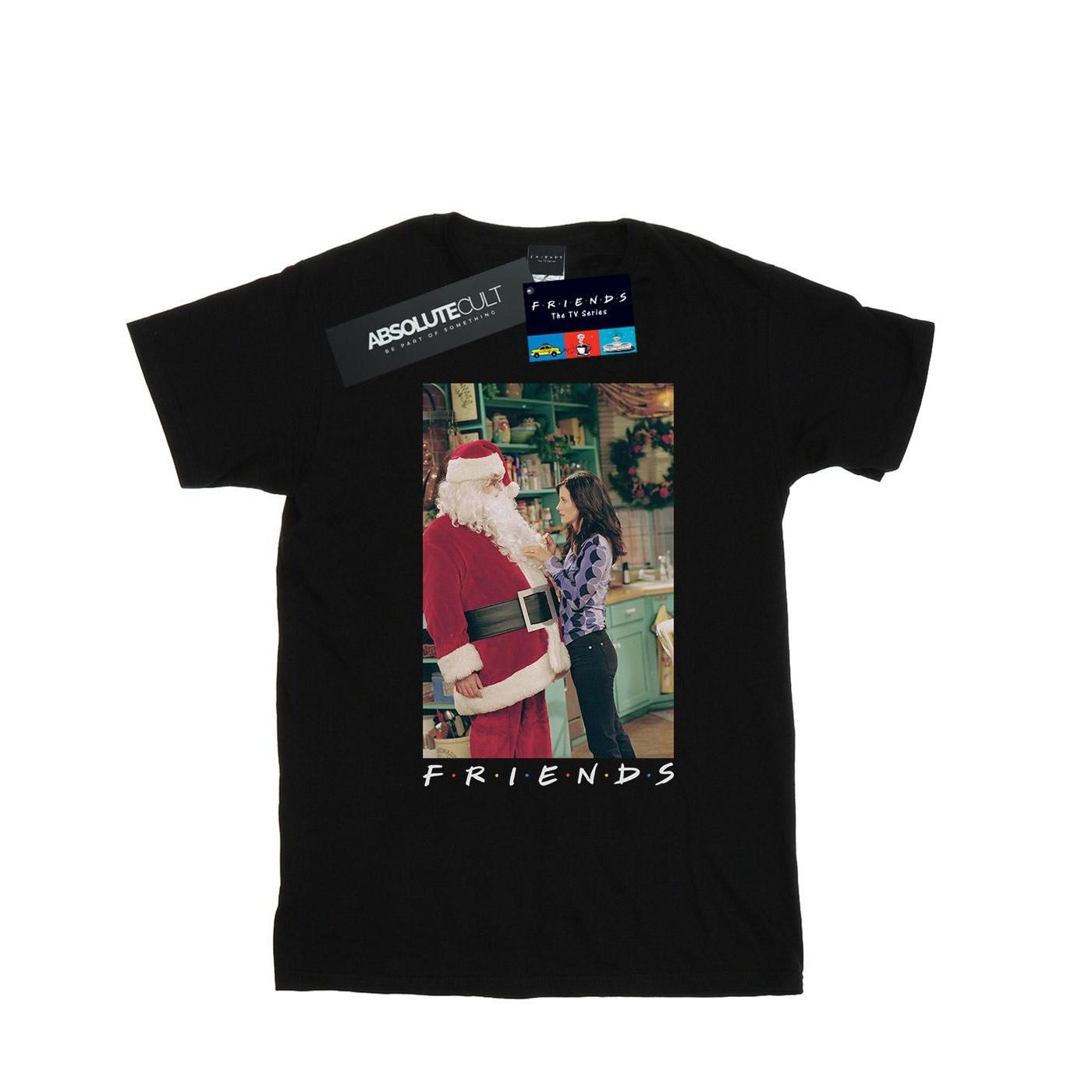 Chandler Claus Tshirt Mädchen Schwarz 116 von Friends