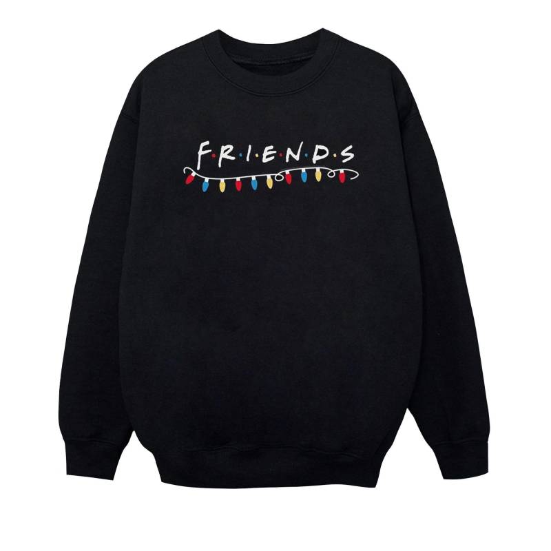 Christmas Lights Sweatshirt Mädchen Schwarz 116 von Friends