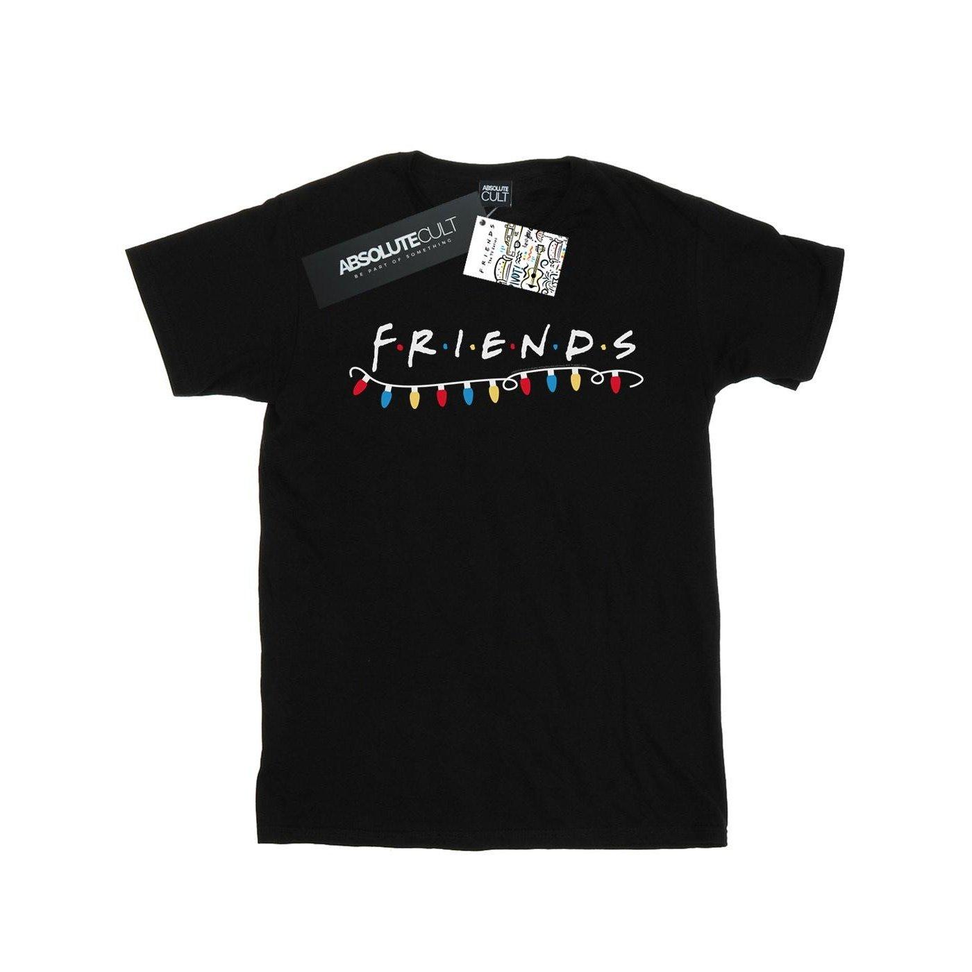 Christmas Lights Tshirt Herren Schwarz 5XL von Friends