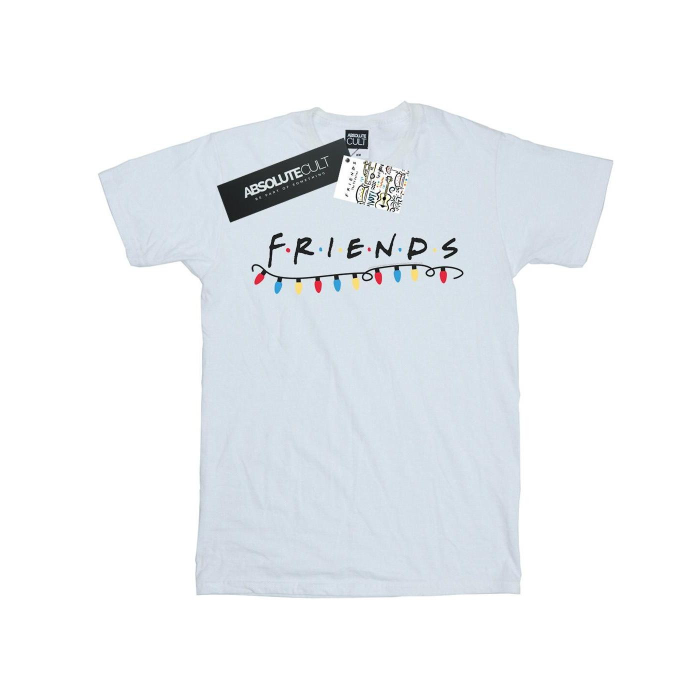 Christmas Lights Tshirt Jungen Weiss 104 von Friends