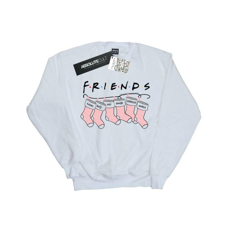 Christmas Stocking Logo Sweatshirt Jungen Weiss 104 von Friends