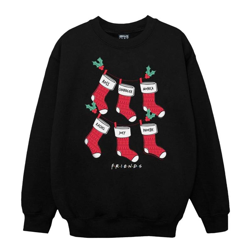 Christmas Stockings Sweatshirt Jungen Schwarz 140/146 von Friends