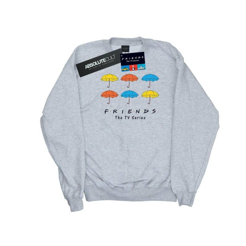 Coloured Umbrellas Sweatshirt Jungen Grau 116 von Friends