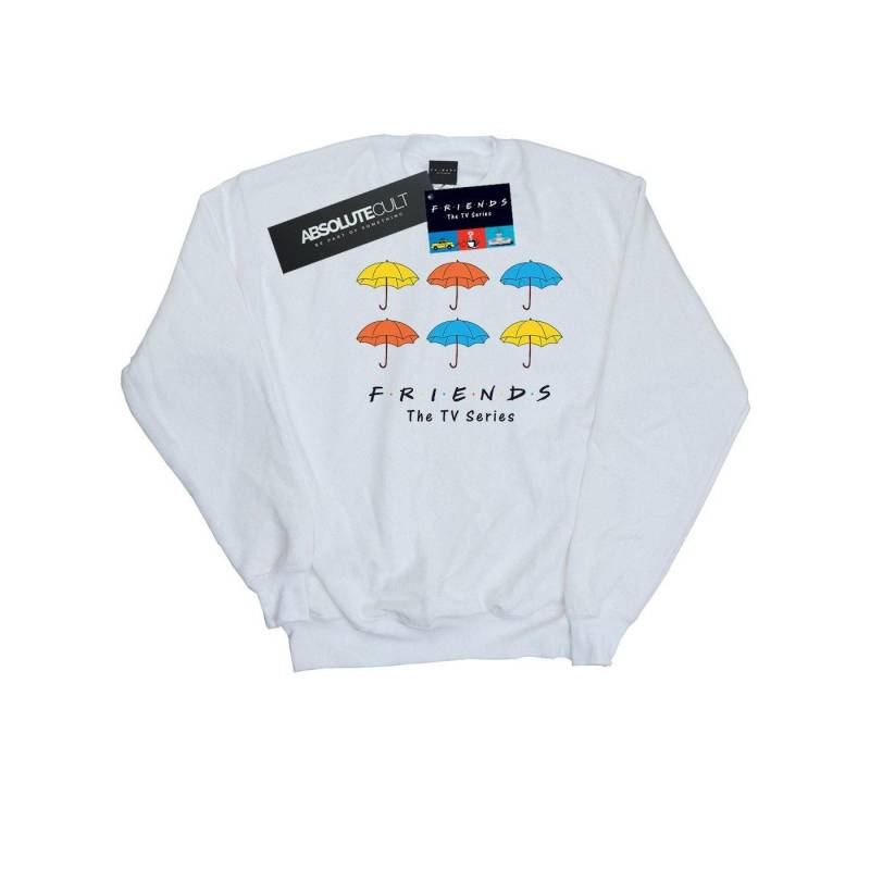 Coloured Umbrellas Sweatshirt Jungen Weiss 140/146 von Friends