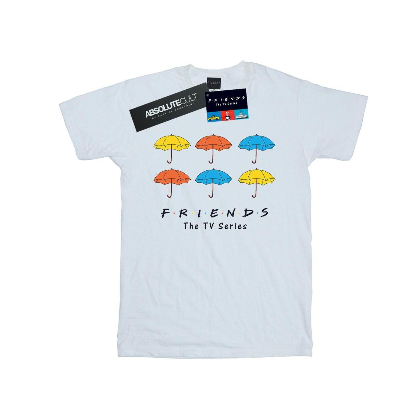 Coloured Umbrellas Tshirt Herren Weiss XXL von Friends