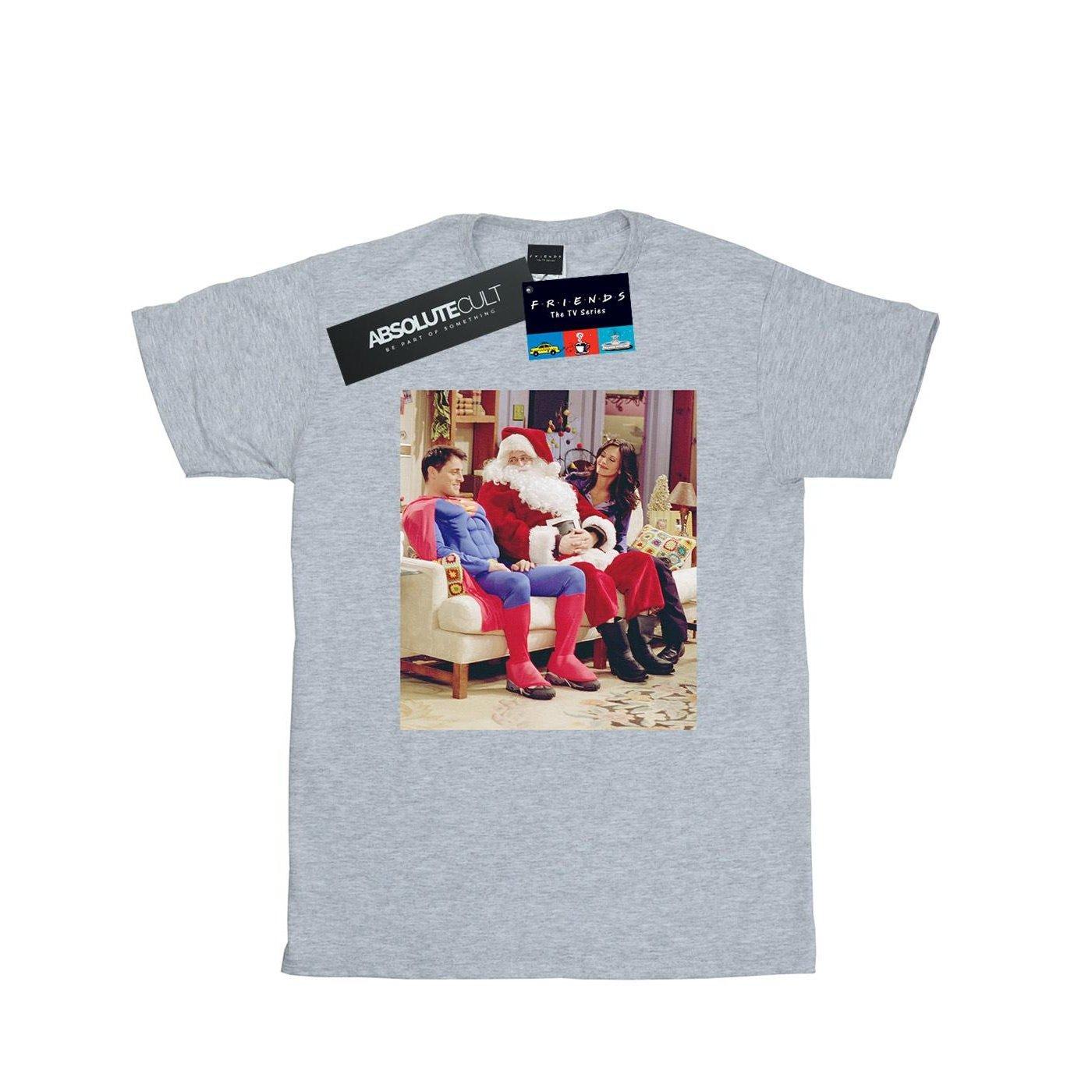 Couch Santa Tshirt Jungen Grau 116 von Friends