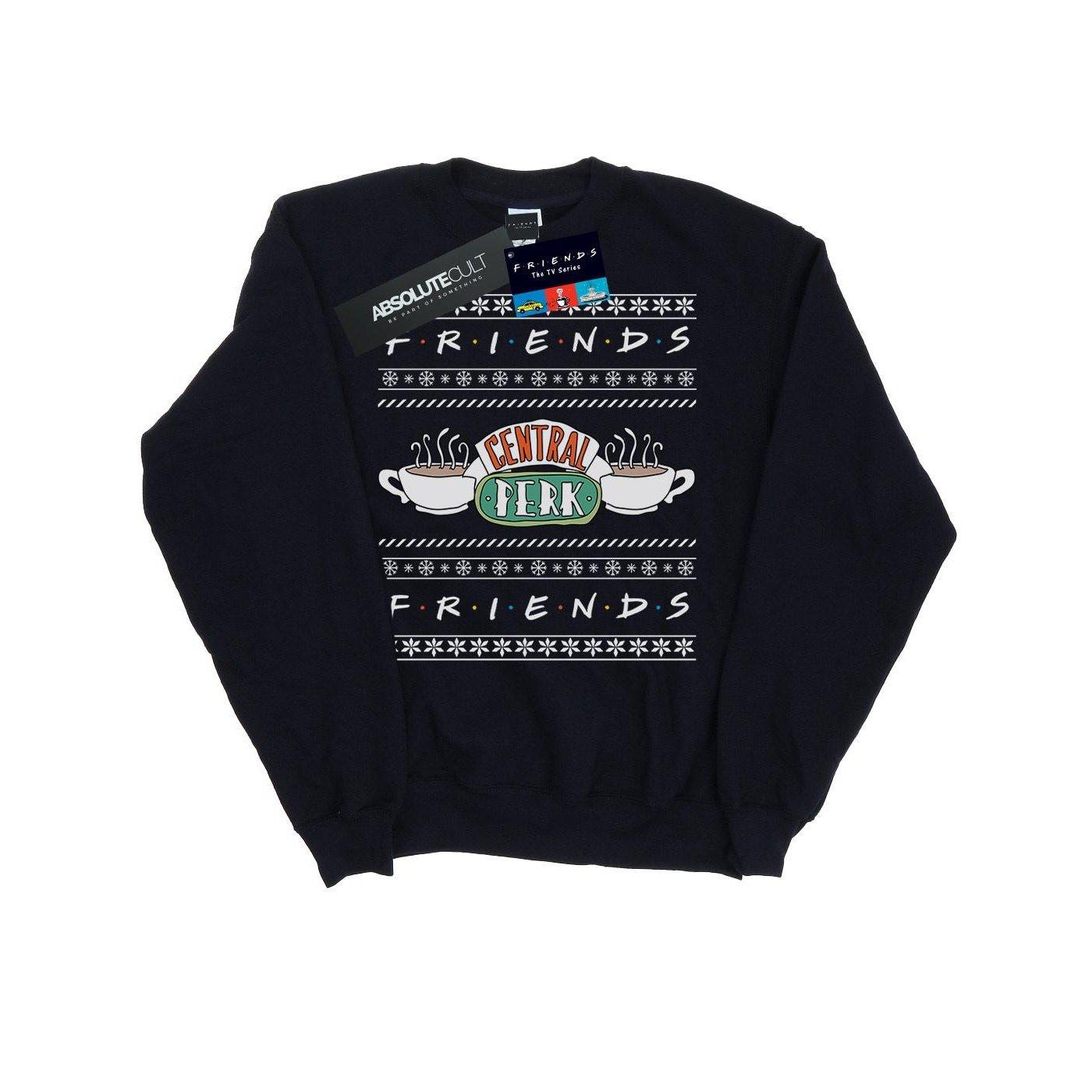 Fair Isle Central Perk Sweatshirt Jungen Marine 140/146 von Friends