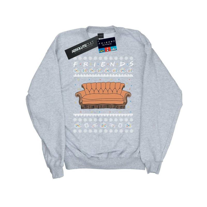 Fair Isle Couch Sweatshirt Jungen Grau 140/146 von Friends