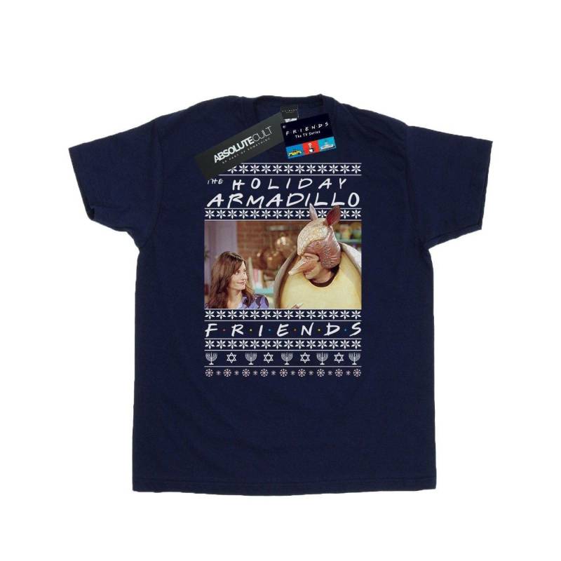 Fair Isle Holiday Armadillo Tshirt Herren Marine 3XL von Friends