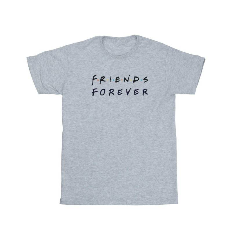 Forever Logo Tshirt Damen Grau S von Friends