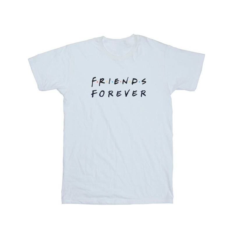 Forever Logo Tshirt Damen Weiss S von Friends