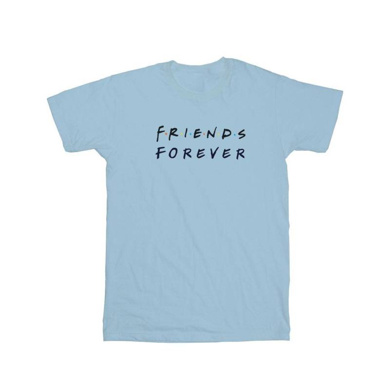 Forever Logo Tshirt Herren Blau M von Friends