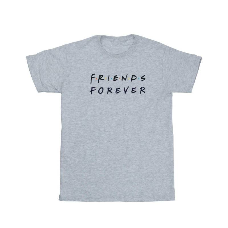 Forever Logo Tshirt Herren Grau 3XL von Friends