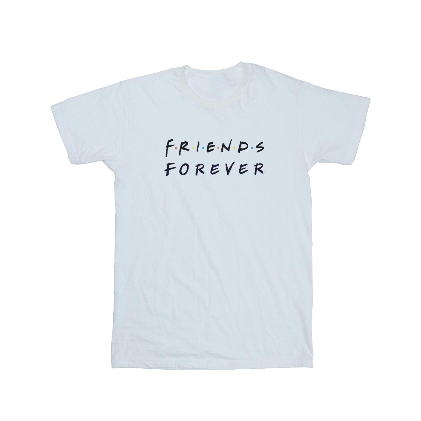 Forever Logo Tshirt Herren Weiss 4XL von Friends