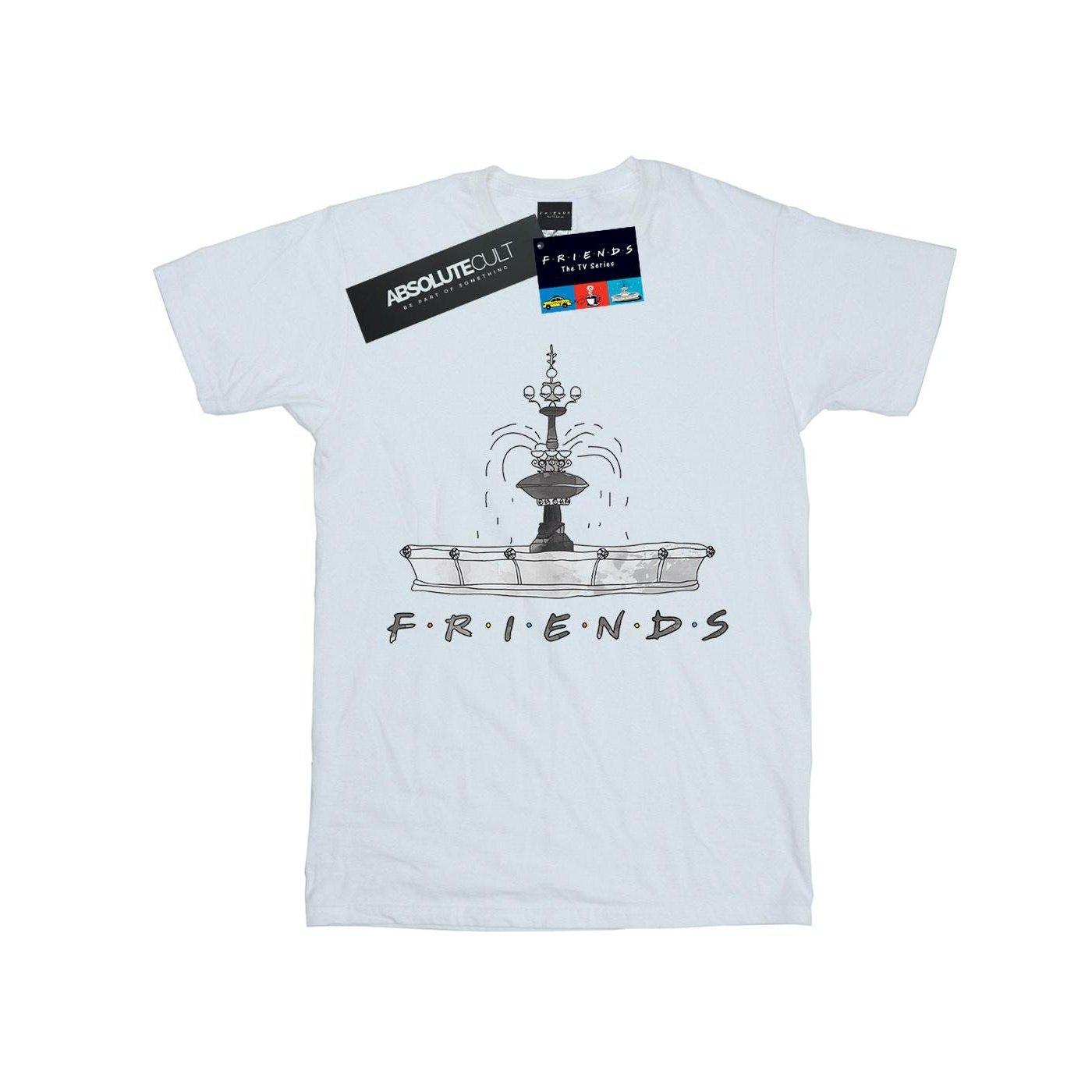 Fountain Sketch Tshirt Jungen Weiss 116 von Friends